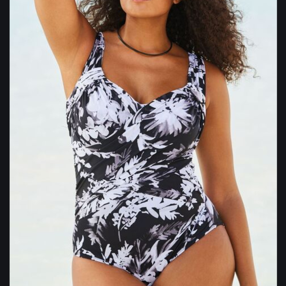 Swimsuits for All Surplice Front One Piece !
